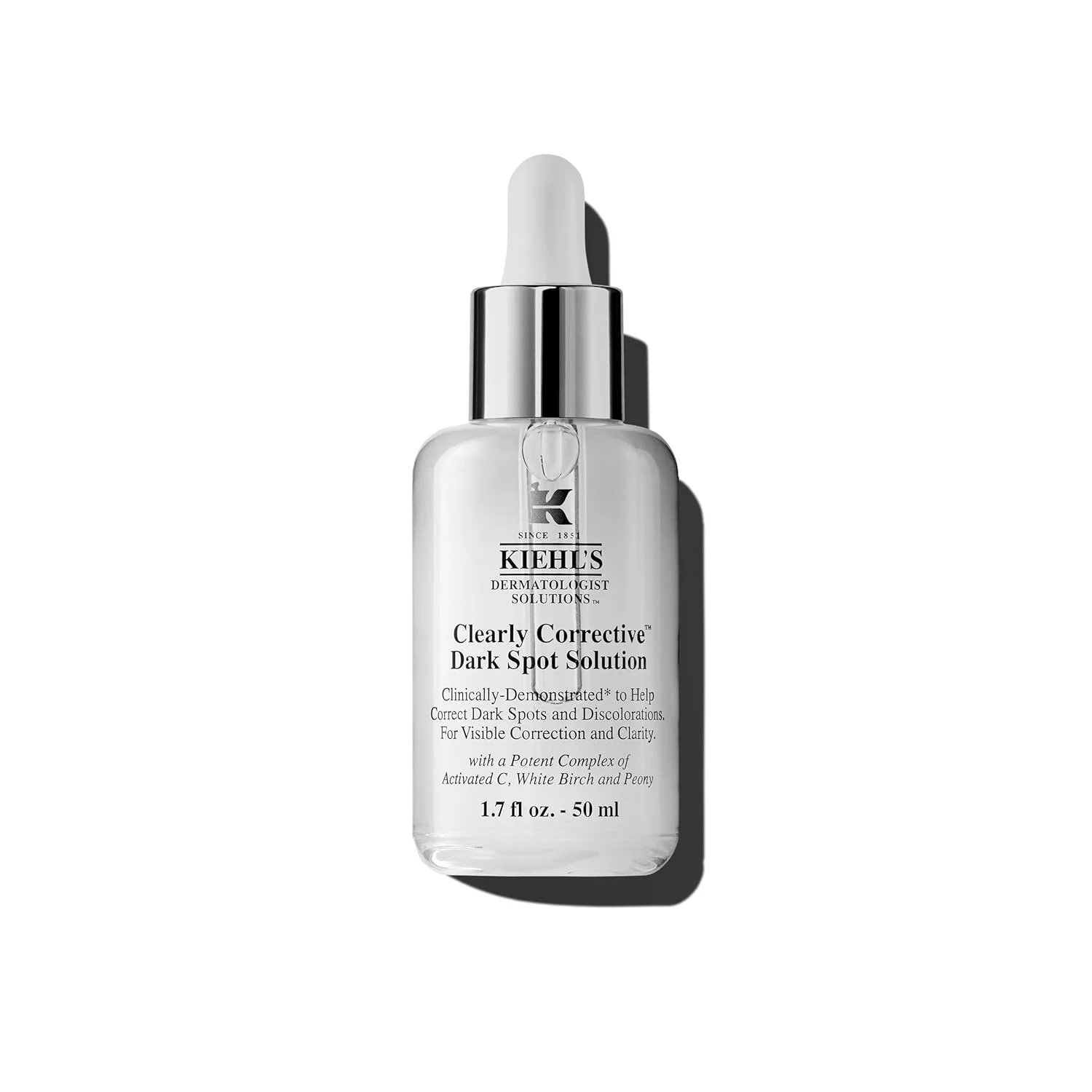 Сыворотка Kiehl's — Clearly Corrective от темных пятен, осветляющая для лица, уменьшает гиперпигментацию и, 50 мл