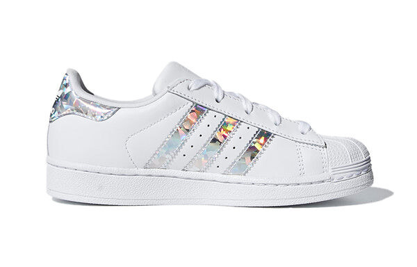 Кроссовки суперзвезда j Adidas, серебряный — фото 2