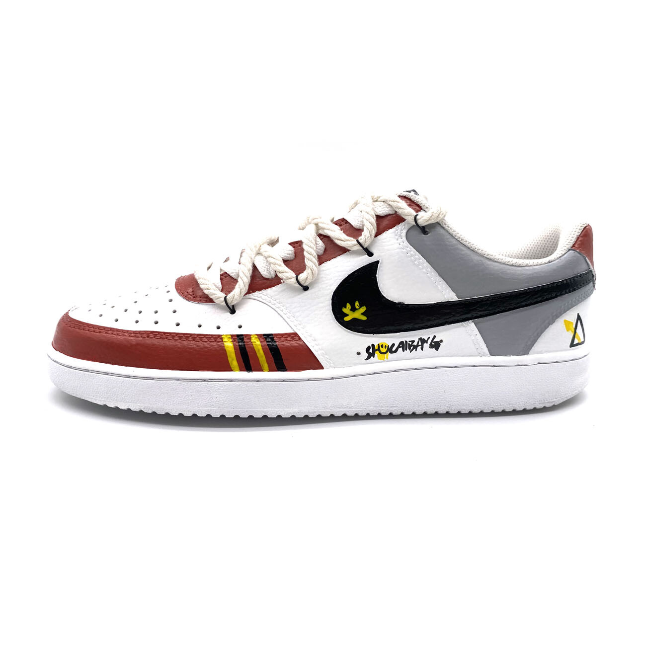 

Кроссовки Nike Court Vision 1 Skateboard Shoes Men Low-Top White, Белый, Кроссовки Nike Court Vision 1 Skateboard Shoes Men Low-Top White