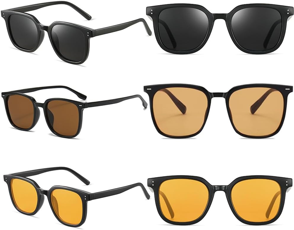 

Набор из 3 солнцезащитных очков в стиле 80-х для вечеринки, зеркальные солнцезащитные очки, сувениры для вечеринки, ретро-набор солнцезащитных очков VAKAVASTI, Teal, Black, Cool Teal