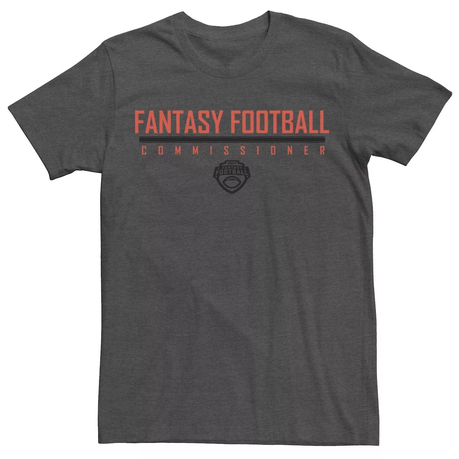 

Мужская красная футболка ESPN Fantasy Football Commissioner с логотипом Licensed Character, Красный, Мужская красная футболка ESPN Fantasy Football Commissioner с логотипом Licensed Character