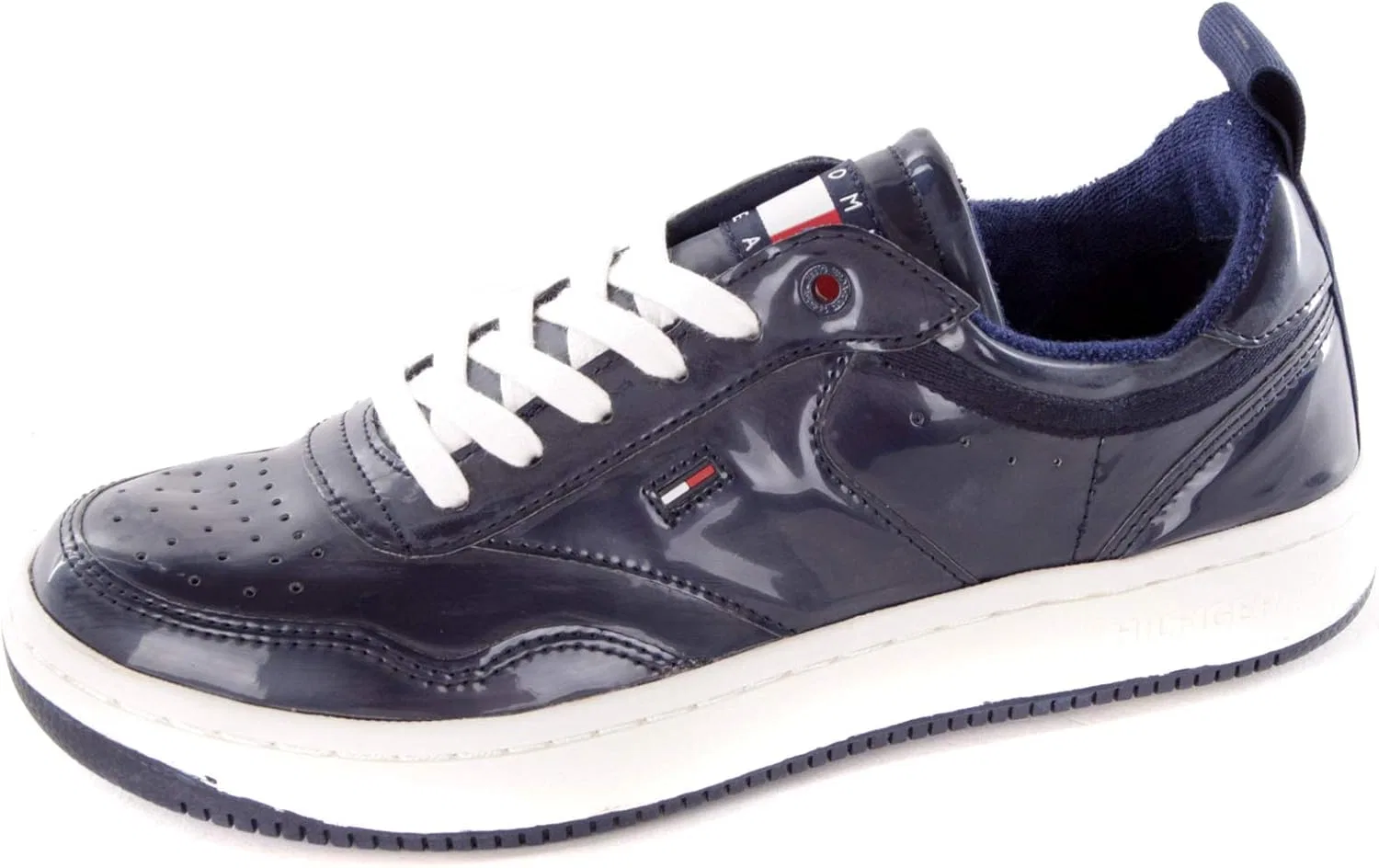 Мужские кроссовки на шнуровке Tommy Hilfiger J2385UMP7P, темно-синий