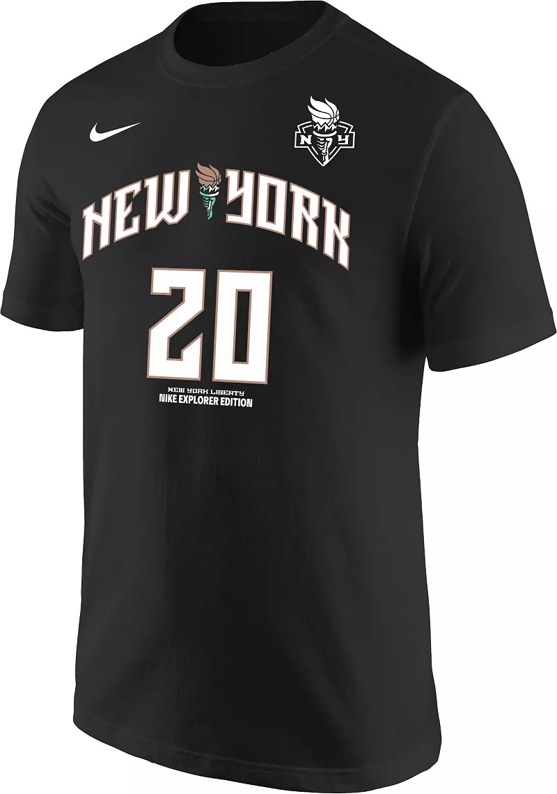 Черная футболка Nike Adult New York Liberty Sabrina Ionescu #20 — фото 2