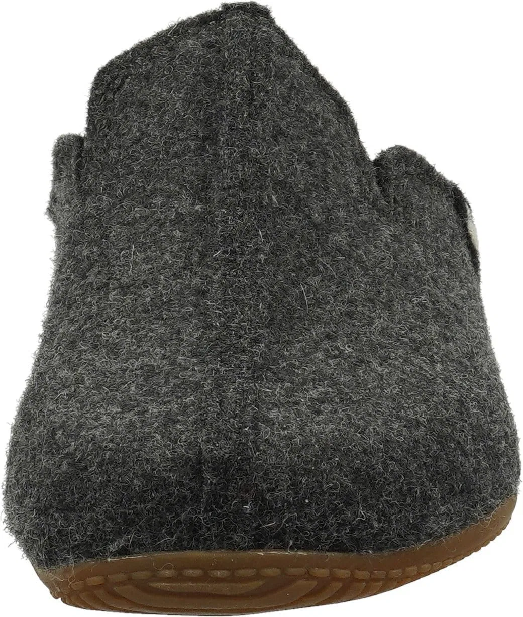 Войлочные тапочки Living Kitzbühel унисекс со швейцарским крестом, Charcoal Grey — фото 4
