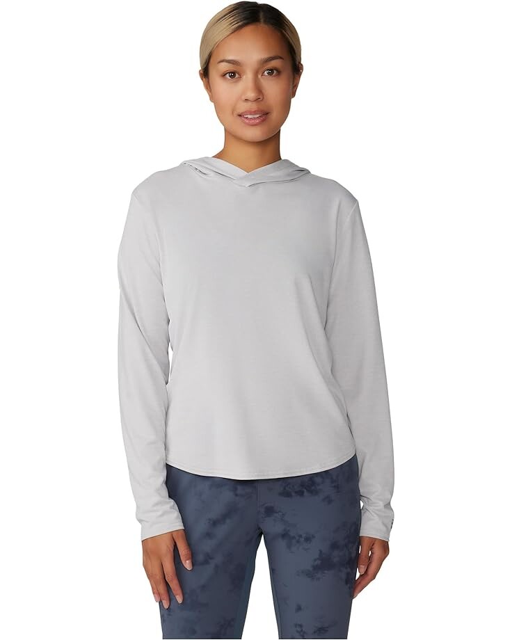 

Худи Mountain Hardwear Sunblocker Long Sleeve, цвет Grey Ice Heather
