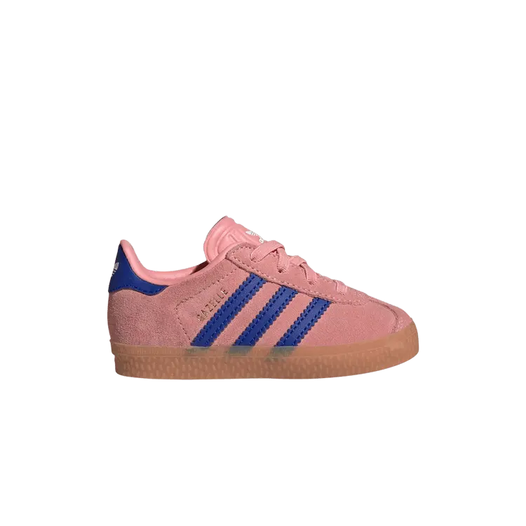 

Кроссовки adidas Gazelle Comfort Closure EL I Semi Pink Spark Lucid Blue, розовый