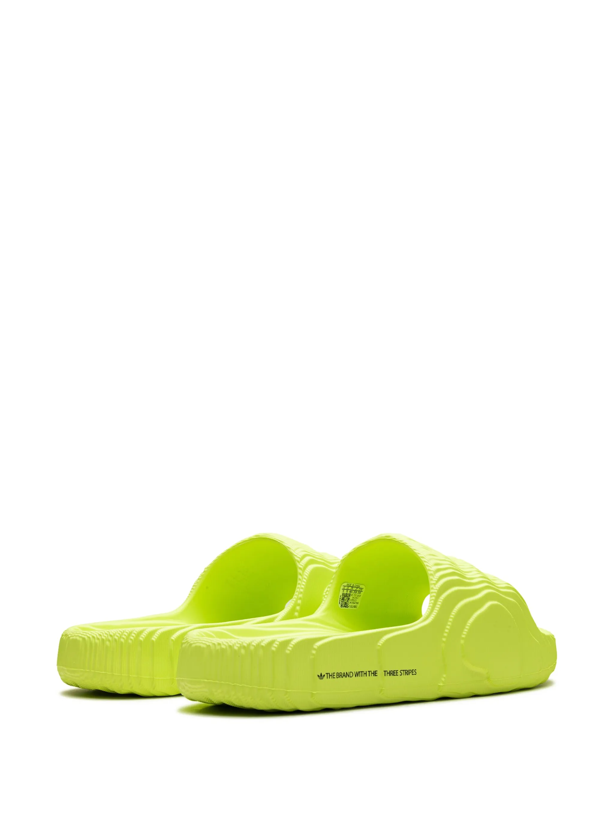 Шлепанцы Adilette 22 Solar Adidas, зеленый — фото 3