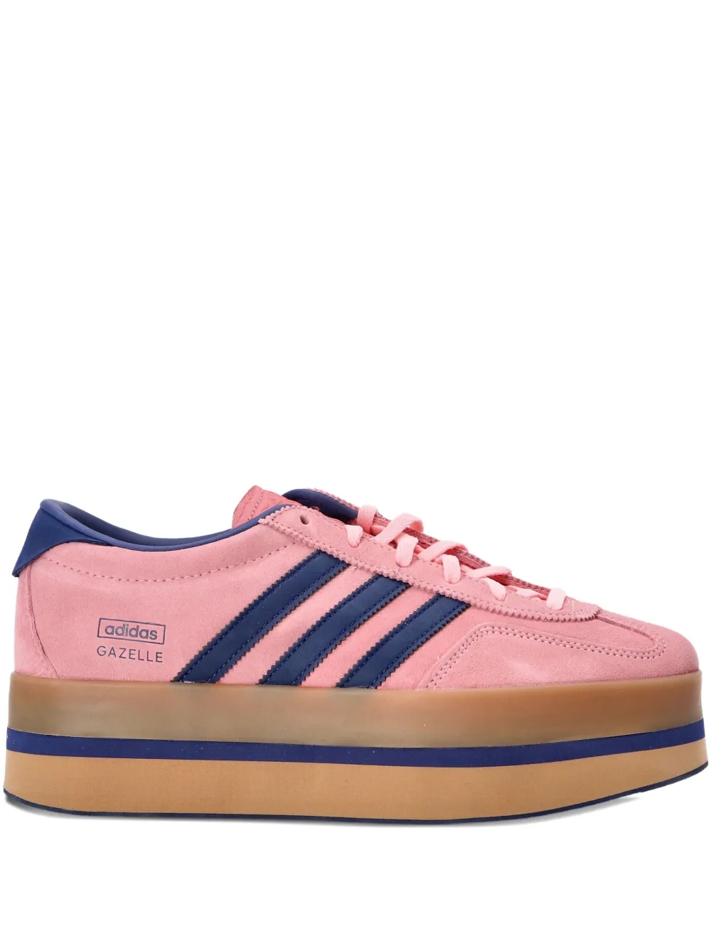 Кроссовки Gazelle Stack на платформе Adidas, розовый