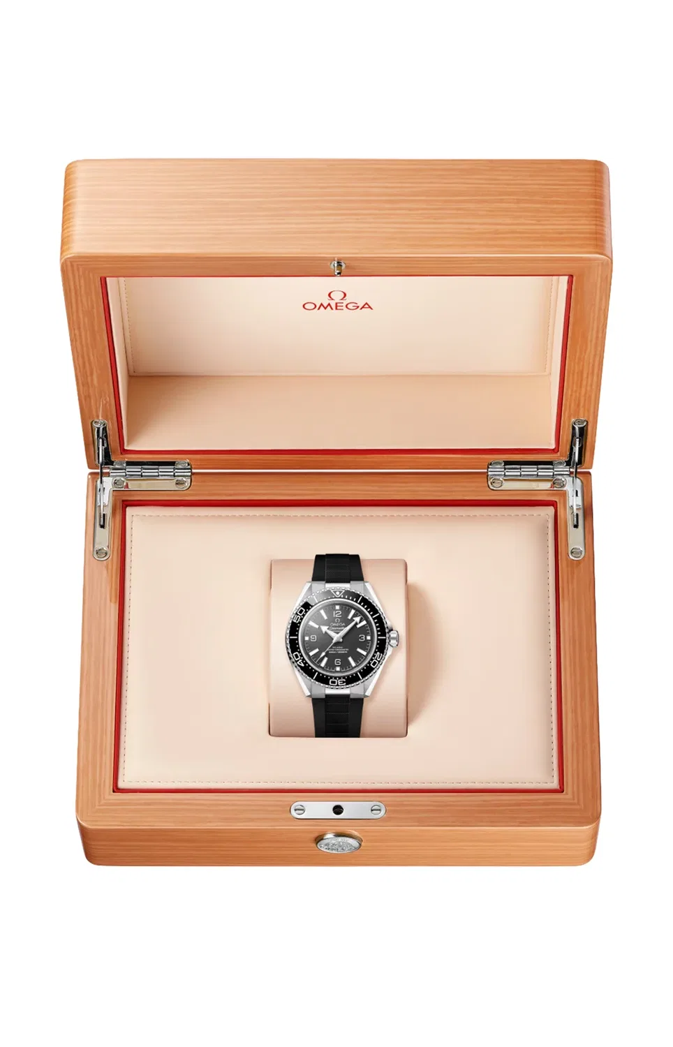СИМАСТЕР ПЛАНЕТ ОУШЕН 600М 42 ММ, СТАЛЬ НА РЕЗИНЕ - 217.32.42.21.01.001 OMEGA, золотой — фото 3