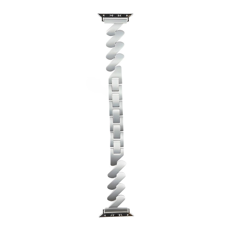 

IBOANN Часы Strap Apple Compatibility Stainless Steel Material, Silver