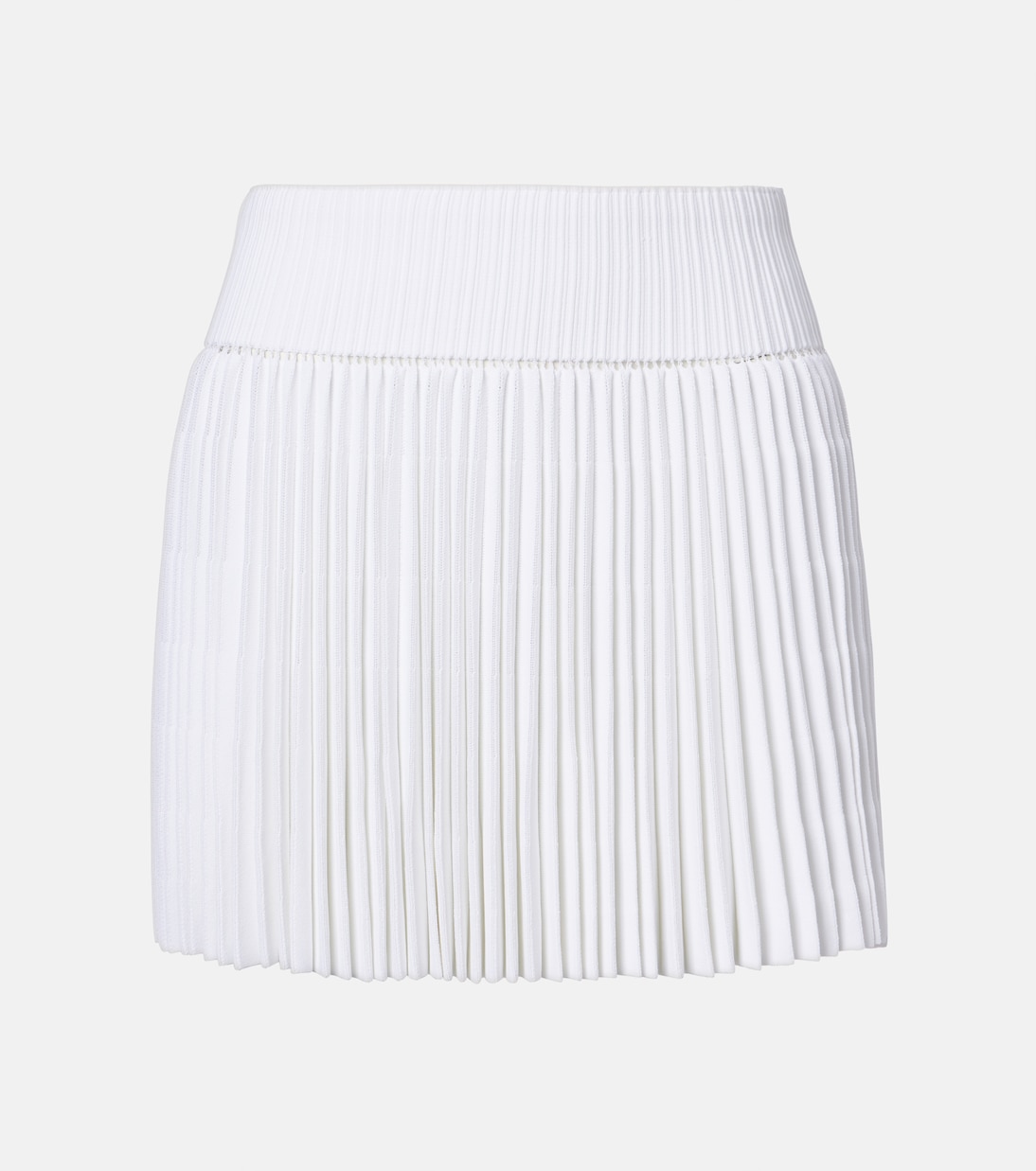

Мини-юбка плиссированная Alaïa, Blanc