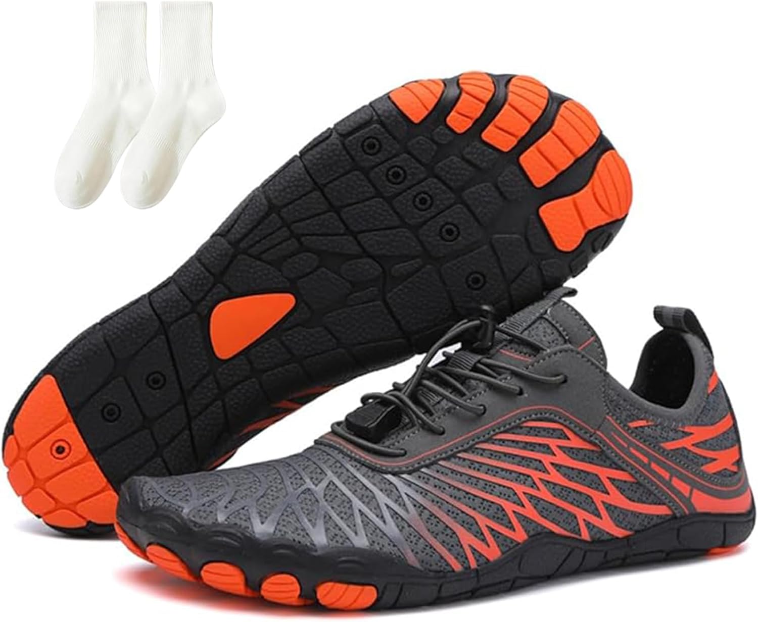 

Кроссовки для женщин и мужчин, походные кроссовки для женщин, водонепроницаемые нескользящие кроссовки для женщин и мужчин Generic, оранжевый