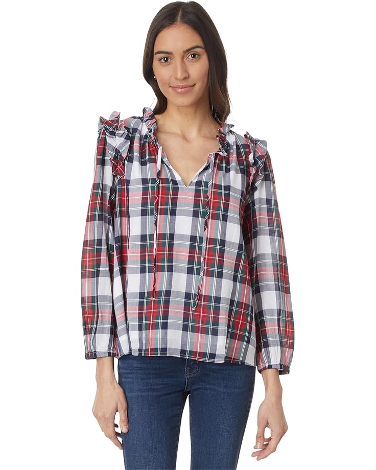 

Лонгслив Vineyard Vines Long, цвет B Plaid - White Cap