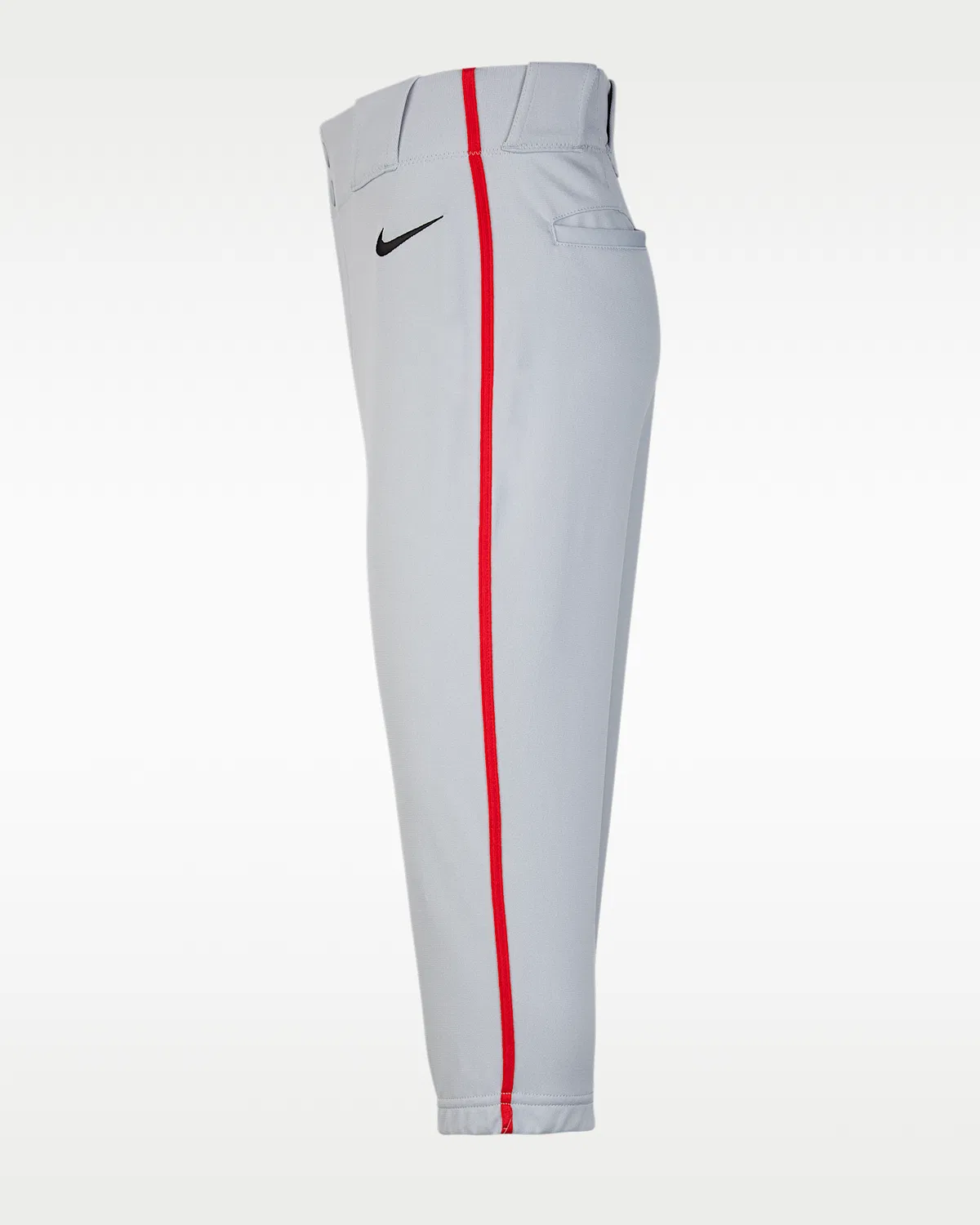 Детские бейсбольные штаны Nike Vapor Select 2, Wolf Grey/University Red/Black — фото 3