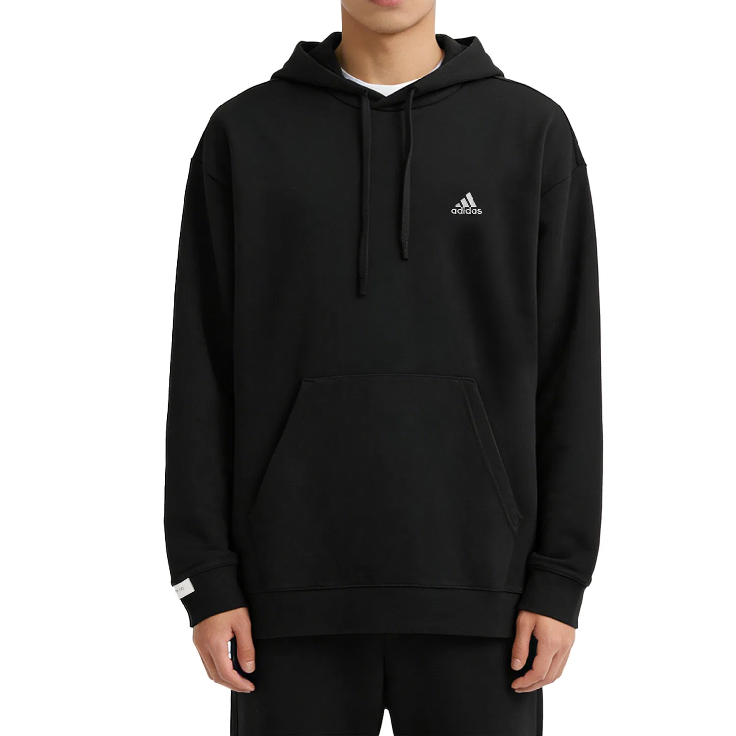 Свитшот с капюшоном Adidas Sweat Black — фото 4