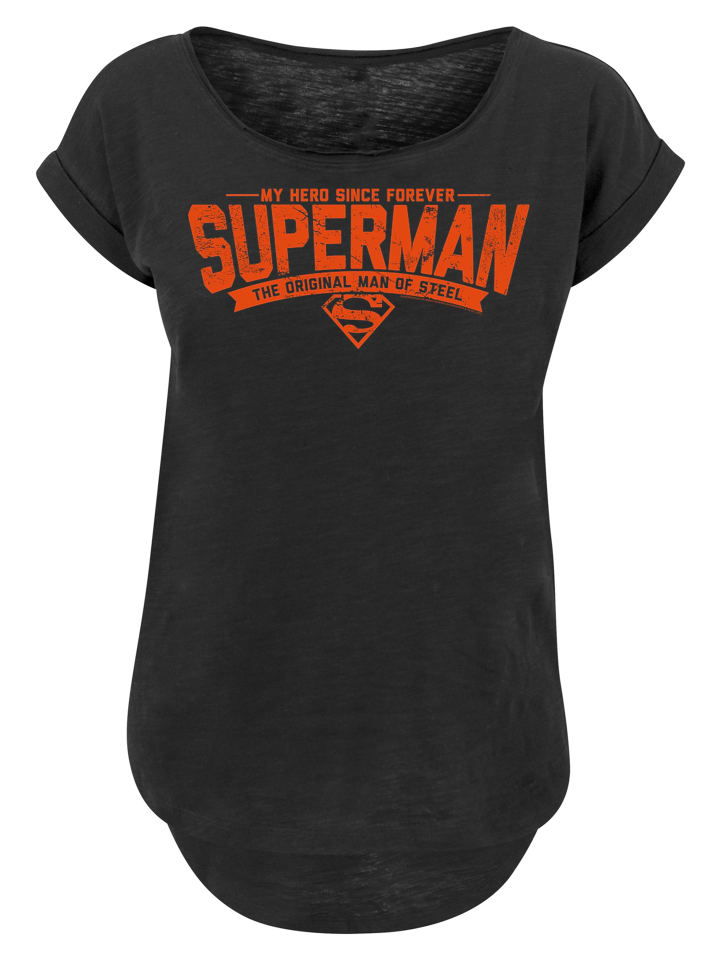 

Длинная футболка с принтом Моя героиня из комиксов DC Superman в черном цвете F4NT4STIC, Черный, Длинная футболка с принтом Моя героиня из комиксов DC Superman в черном цвете F4NT4STIC