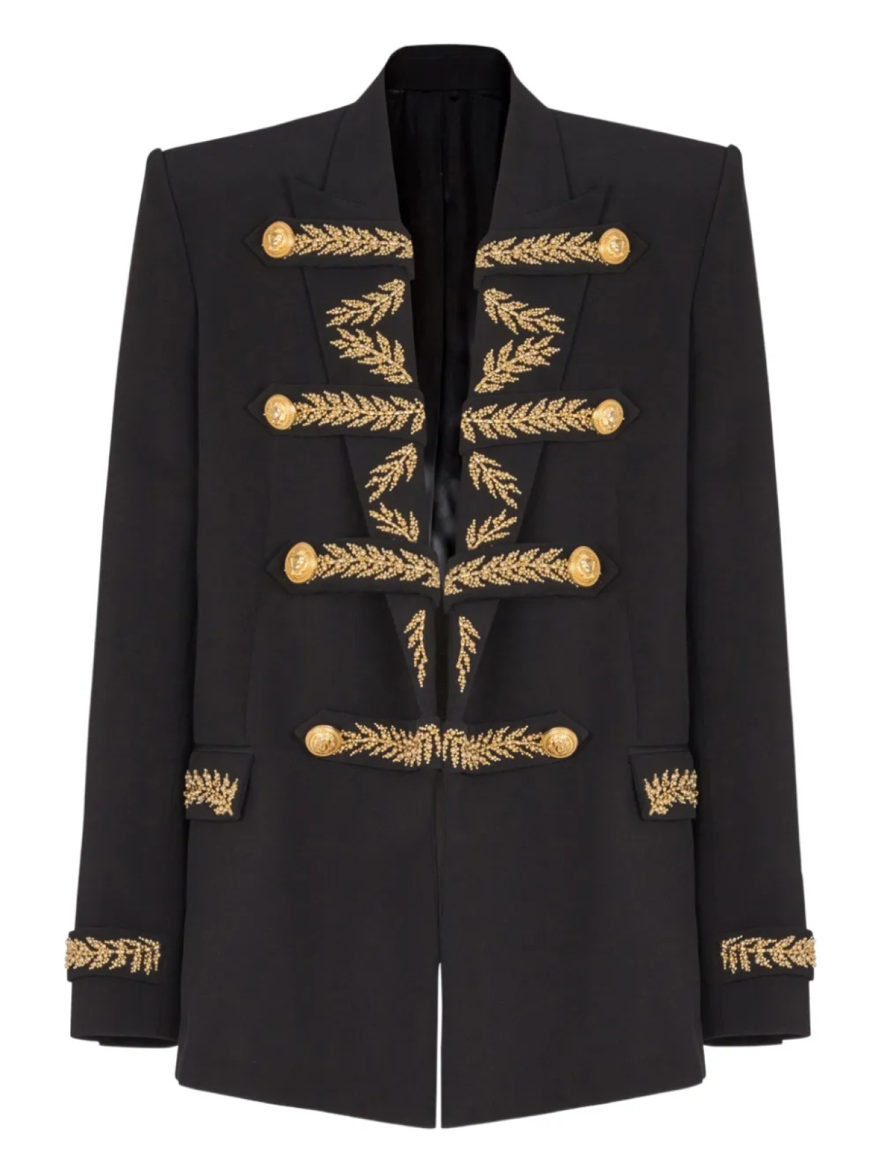

Balmain жакет с вышивкой, черный