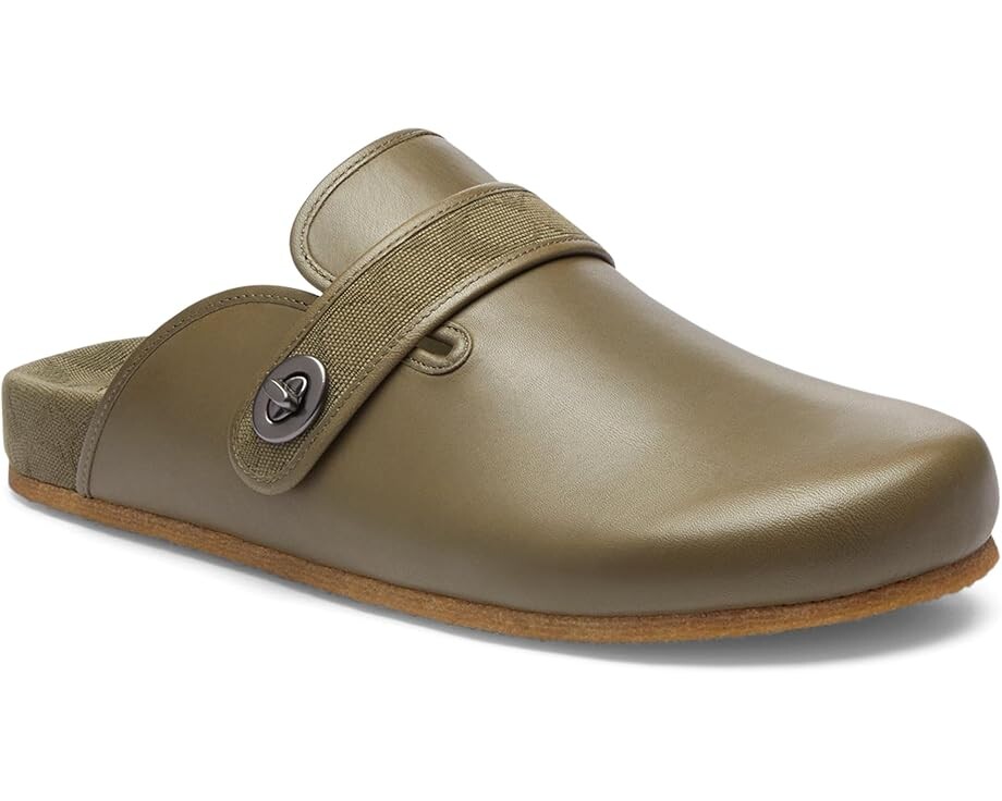 

Сабо COACH Blake Clogs w/ Signature Canvas Jacquard, цвет Army Green