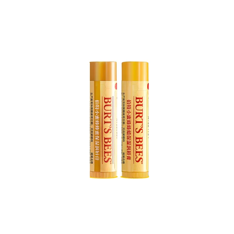 BURT'S BEES Бальзам для губ American Bert Bee Ace увлажняющий, предотвращает сухость и трещины, 4.25 г, Honey Flavor 4.25g+Beeswax Flavor 4.25g
