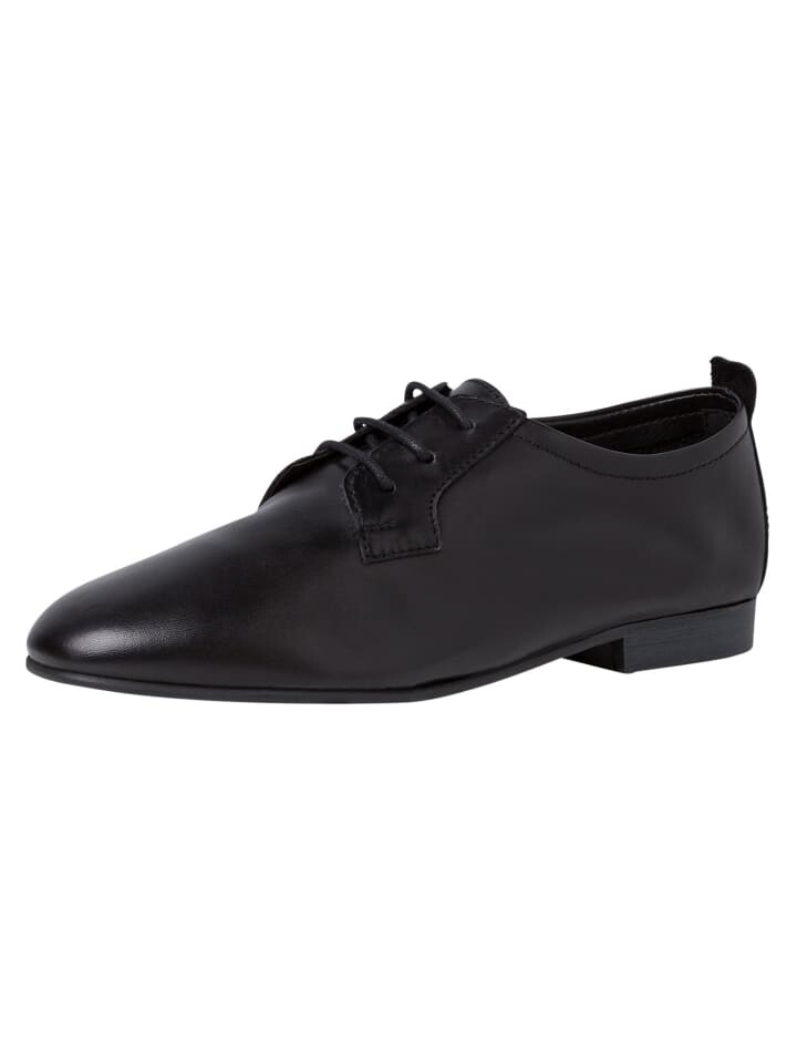 

Элегантные туфли на шнуровке Tamaris Halbschuh, цвет black leather