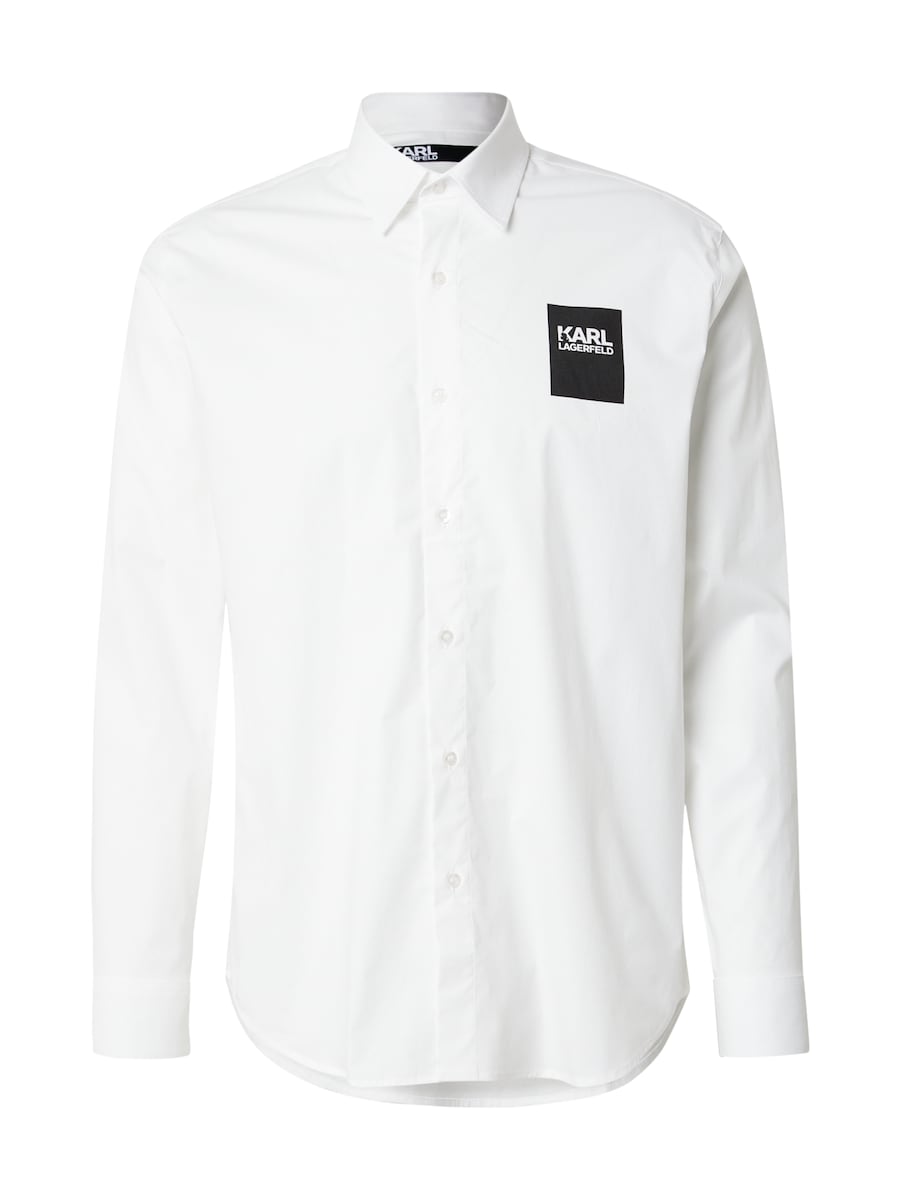 

Рубашка на пуговицах классического кроя Karl Lagerfeld, белый