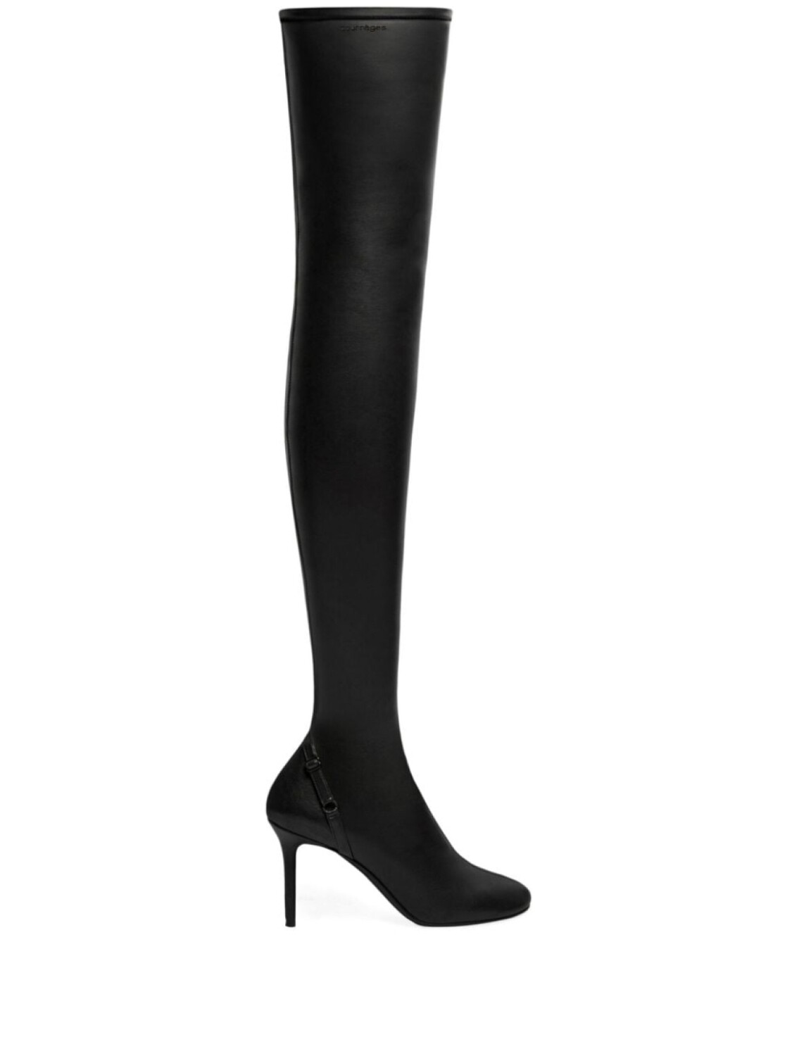 Courrèges сапоги Oblique, черный