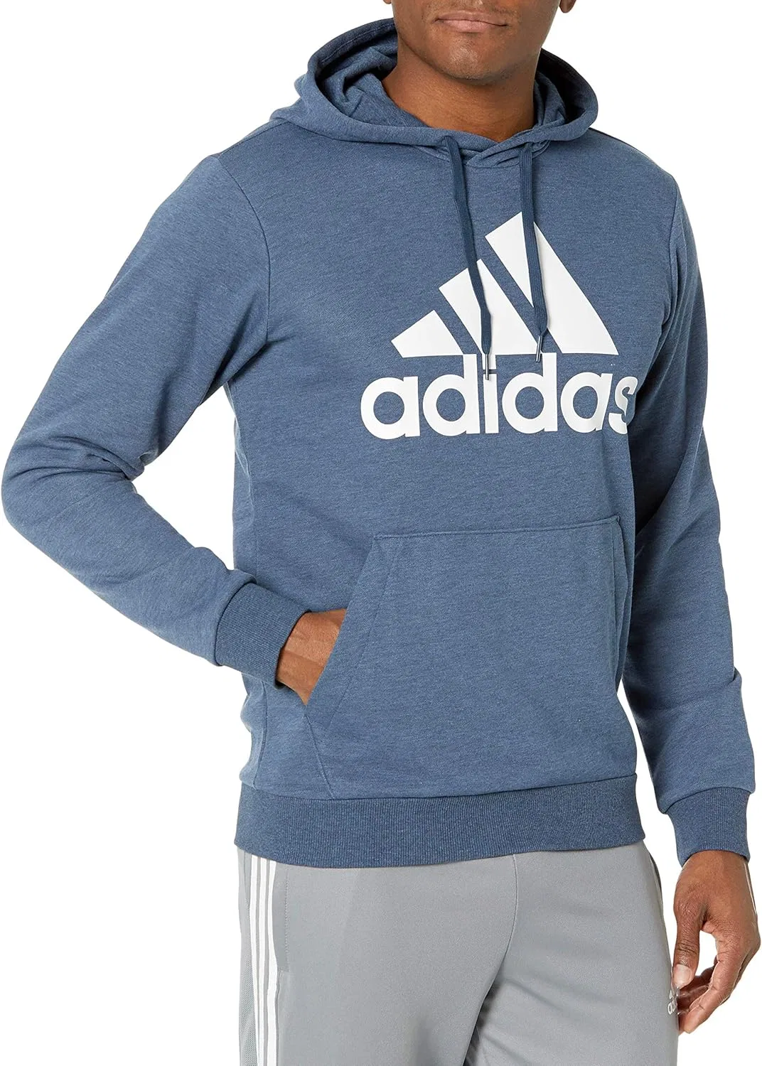 Мужская толстовка adidas Essentials с большим логотипом — фото 2