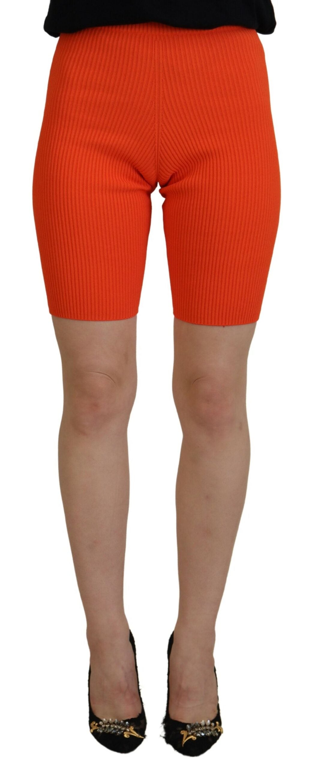 

Женские шорты-бермуды Dsqua² Viscose Mid Waist Slim Fit DSquared, оранжевый