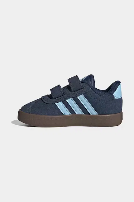 Кроссовки детские VL Court 3.0 Adidas, синий — фото 4