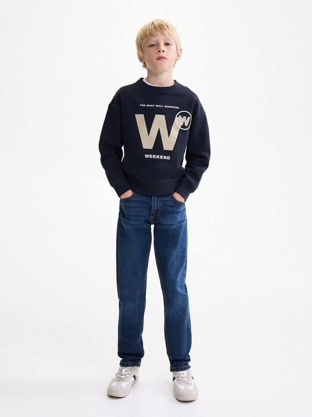 

Детские джинсы Denim Five Pocket Slim Fit Mango, Open Blue