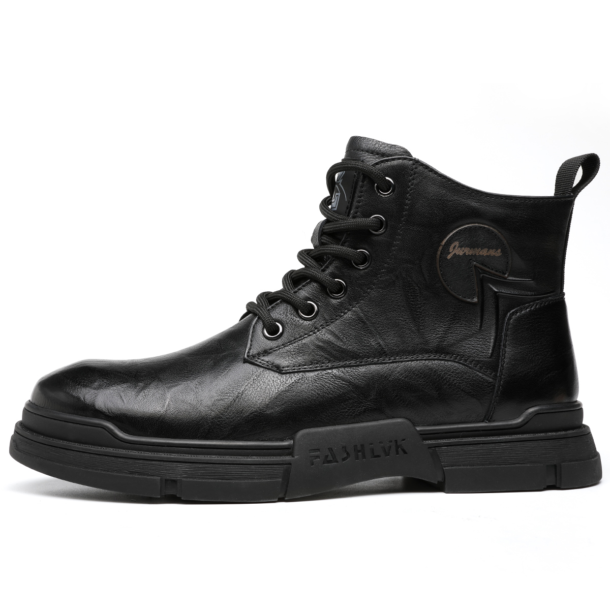 

Флисовые утепленные мужские ботинки Crew Outdoor черные FAPAI, Черный, Флисовые утепленные мужские ботинки Crew Outdoor черные FAPAI