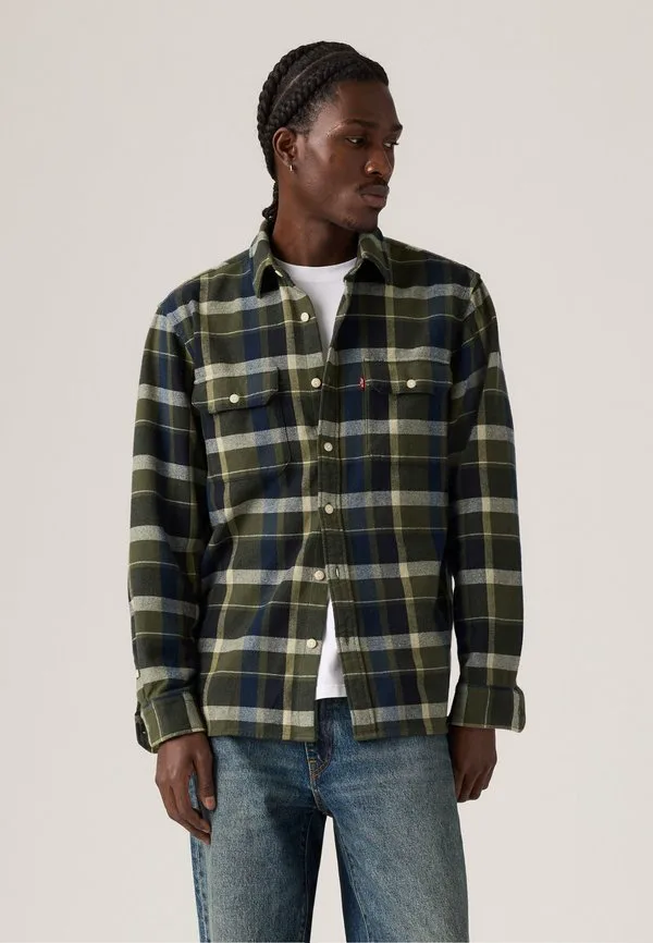 Рабочая рубашка джексона Levi'S, Medina Plaid Deep Depths Flannel — фото 2