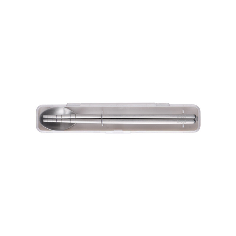 

Комплект из двух предметов Muji для кемпинга, серебряный