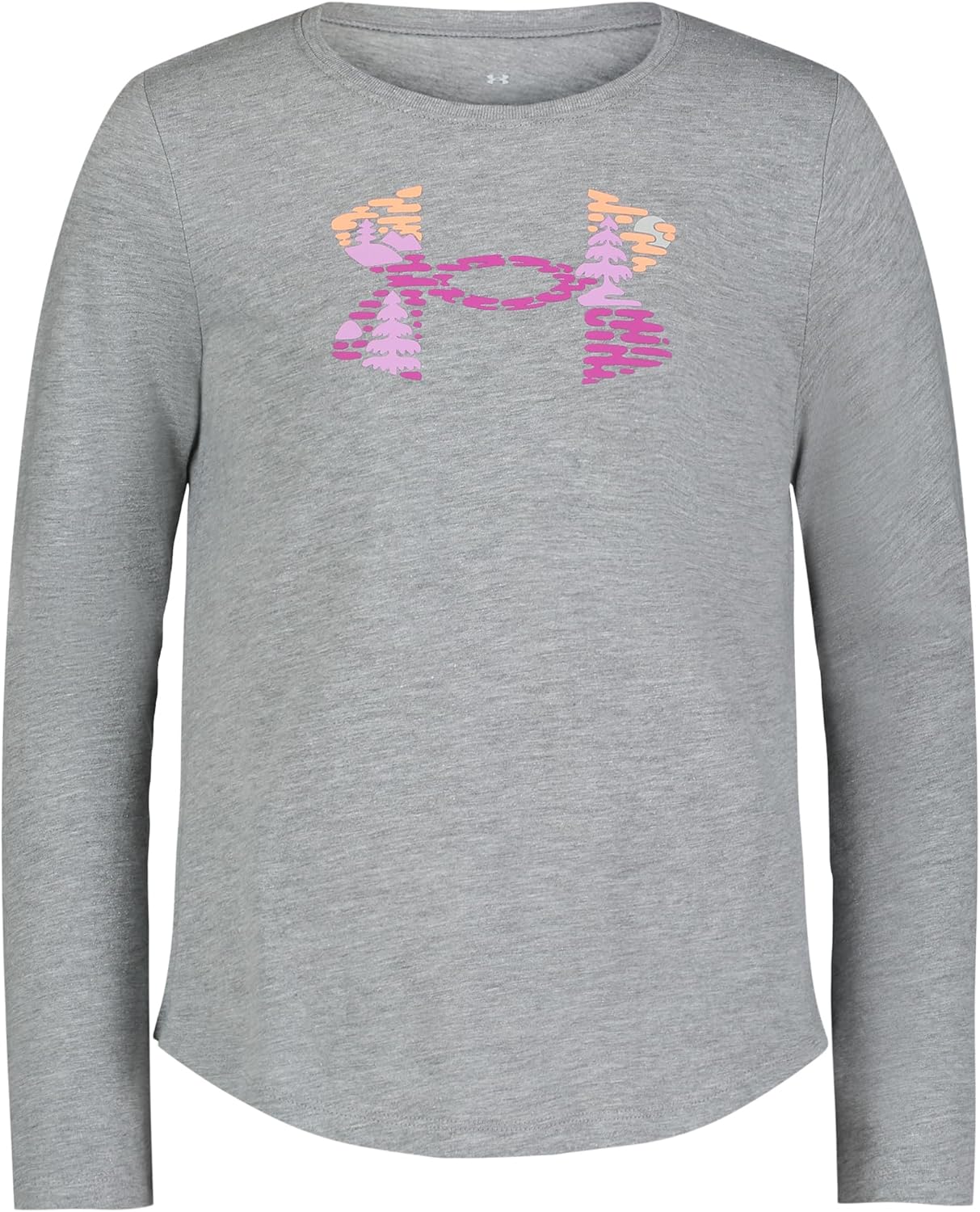 

Детская футболка Under Armour с коротким рукавом, круглым вырезом, легкая и дышащая., Mod Gray