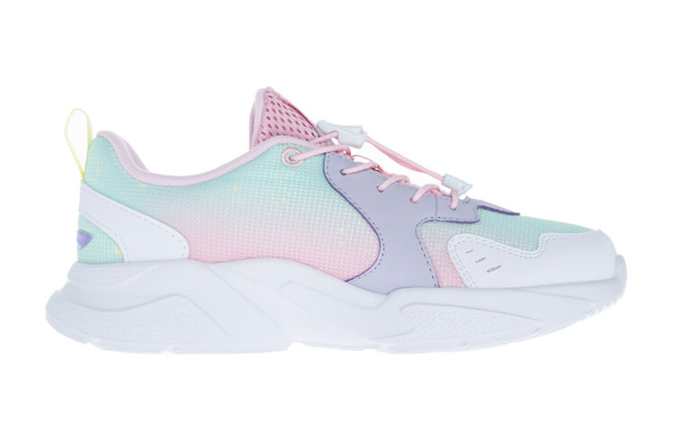 Кроссовки LINING YOUNG Kids Lifestyle Shoes GS Low-top Aqua Green/purple — фото 2