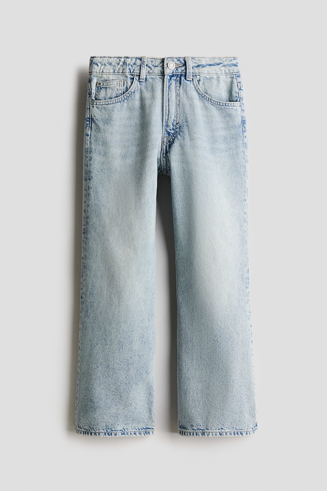 

Джинсы свободного кроя с заниженной талией H&M, синий