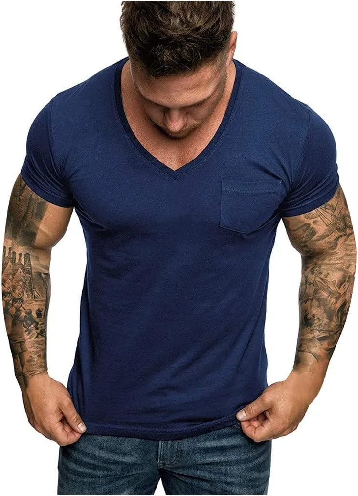 

Футболка Muscularfit мужская V-образный вырез