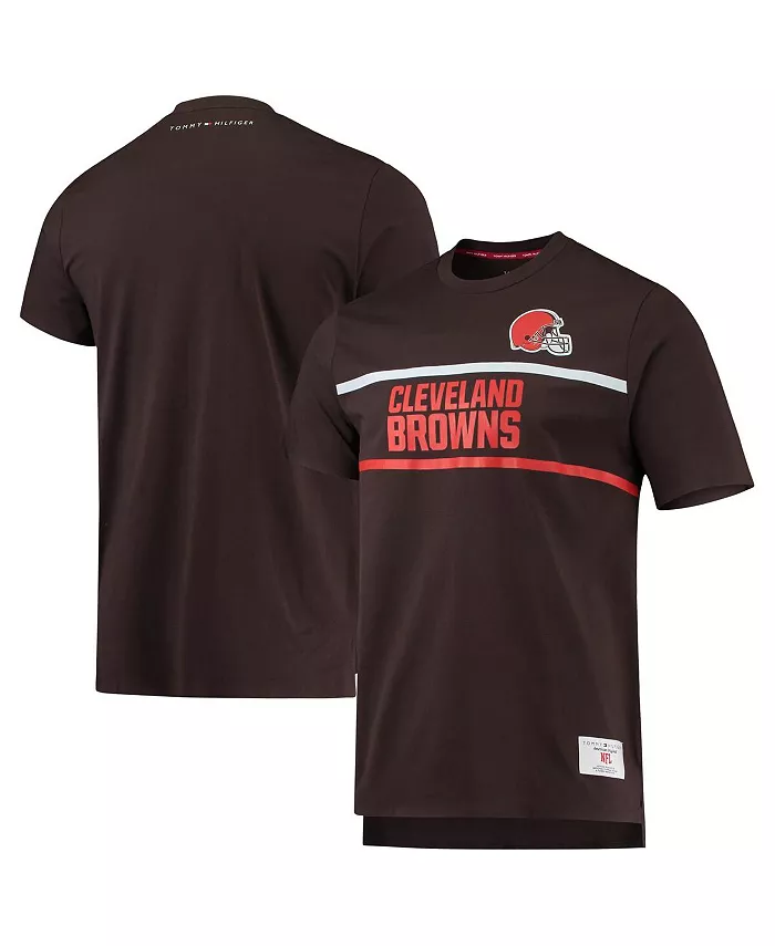 

Мужская футболка Cleveland Browns The Travis коричневого цвета Tommy Hilfiger