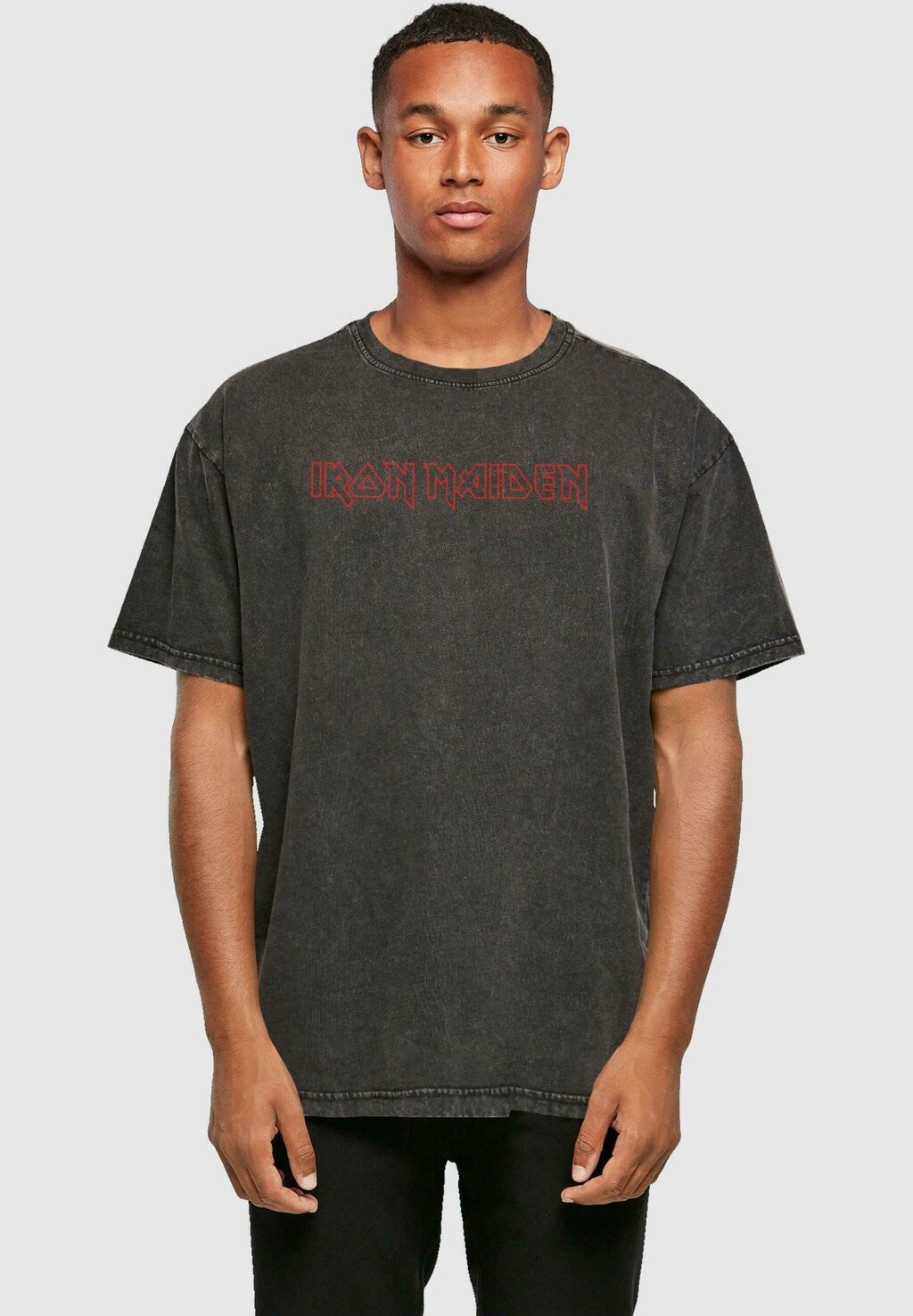 

ФУТБОЛКА CLASSIC LOGO ACID WASHED HEAVY OVERSIZE Iron Maiden Merchcode