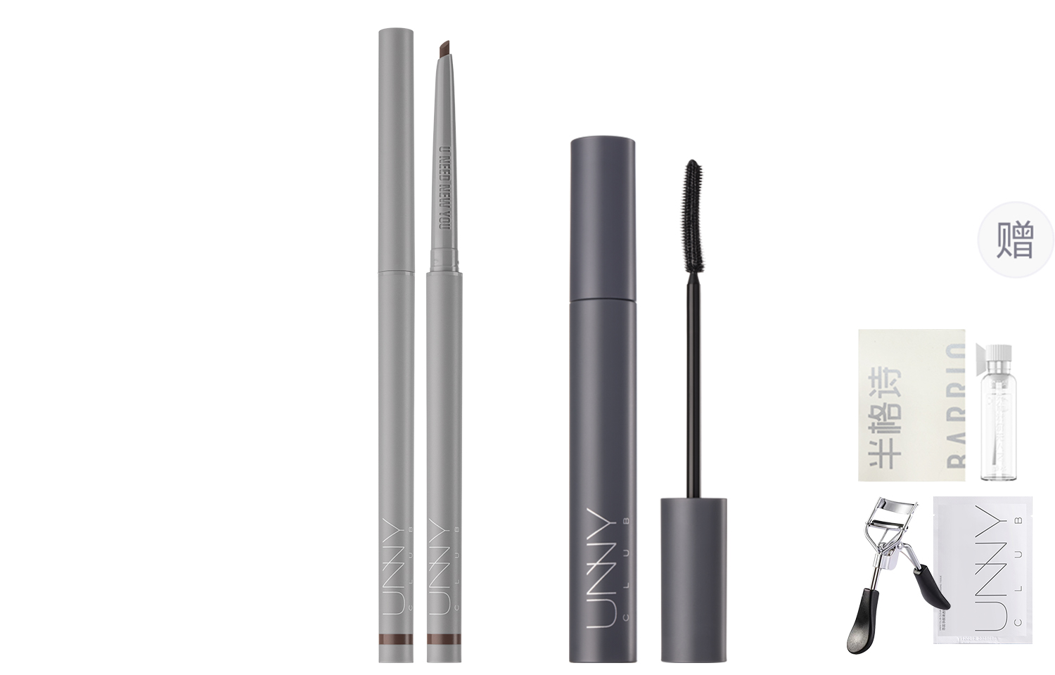 

Тушь для ресниц Unny с эффектом удлинения и завивки, подводка для глаз, косметический набор, стойкая, не размазывается, долговечная, естественный вид, не переходит на кожу UNNY CLUB