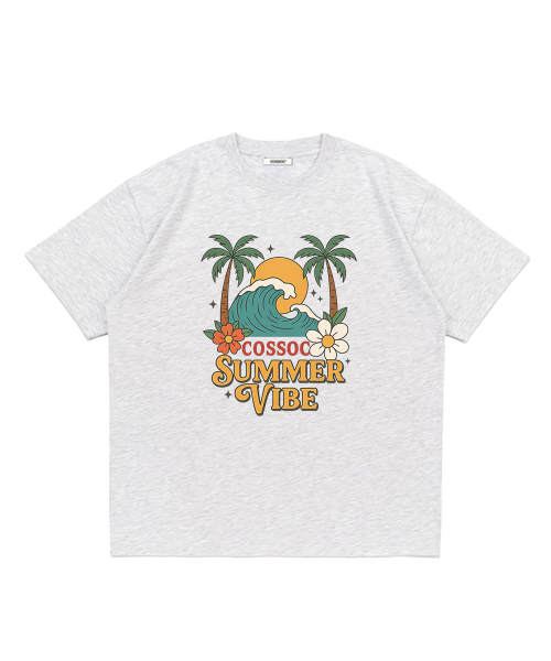 

COSO Футболка летняя с коротким рукавом, Koso Fresh, светло-серый