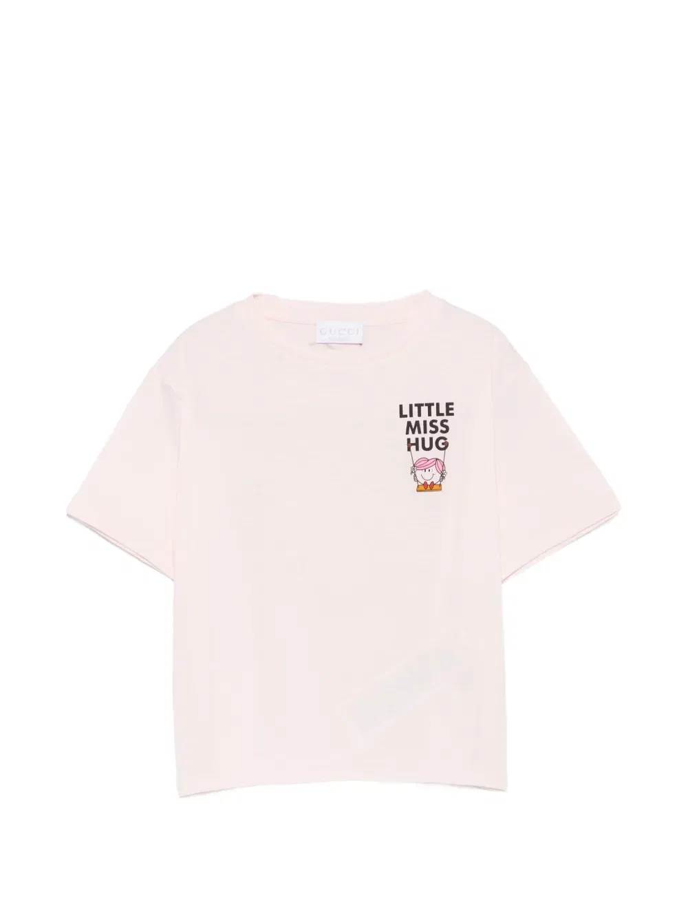 Футболка с графическим принтом "Мистер Мен: Маленькая Мисс" Gucci Kids, розовый
