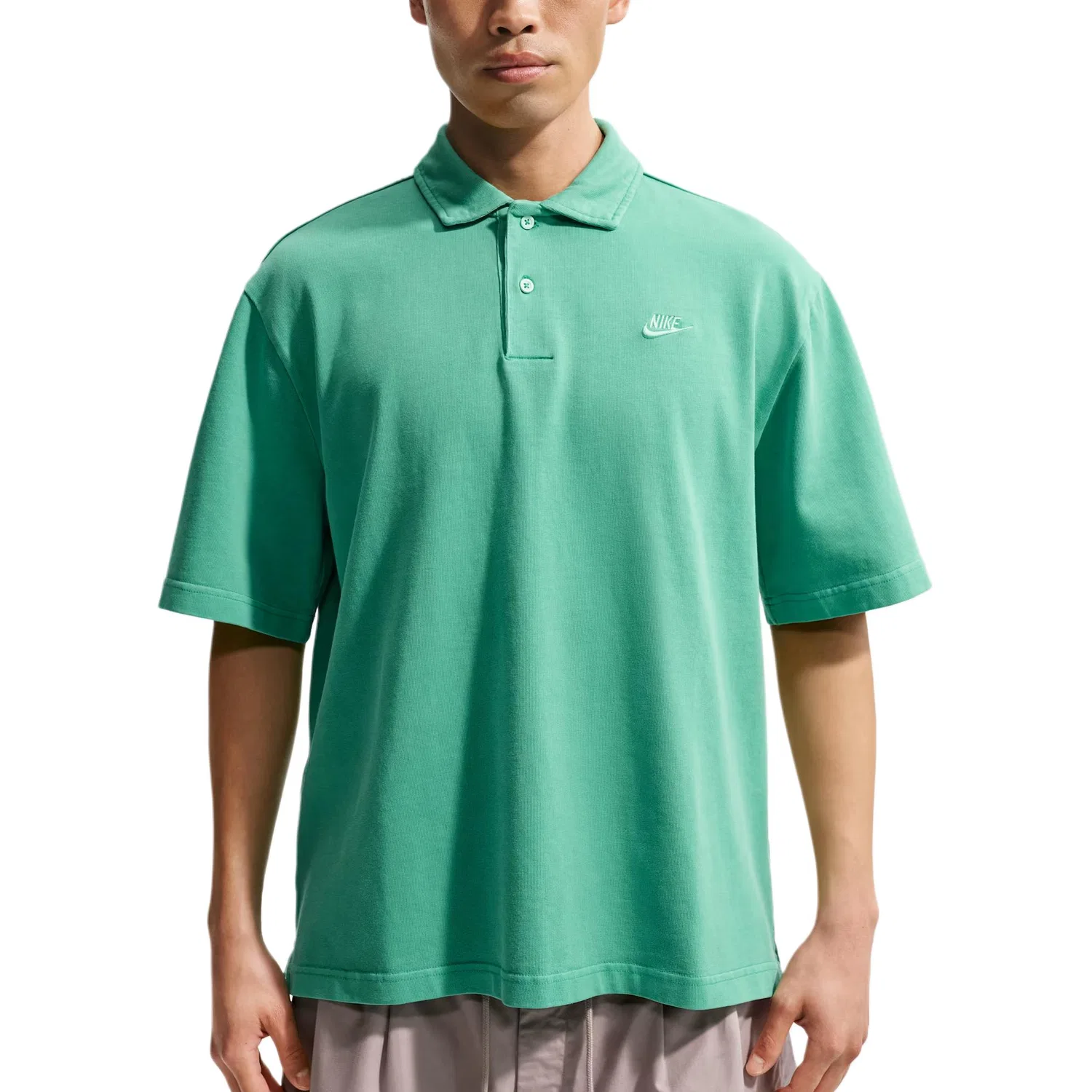 Спортивная рубашка-поло Sportswear Club мужская Nike, Peacock Stone Color