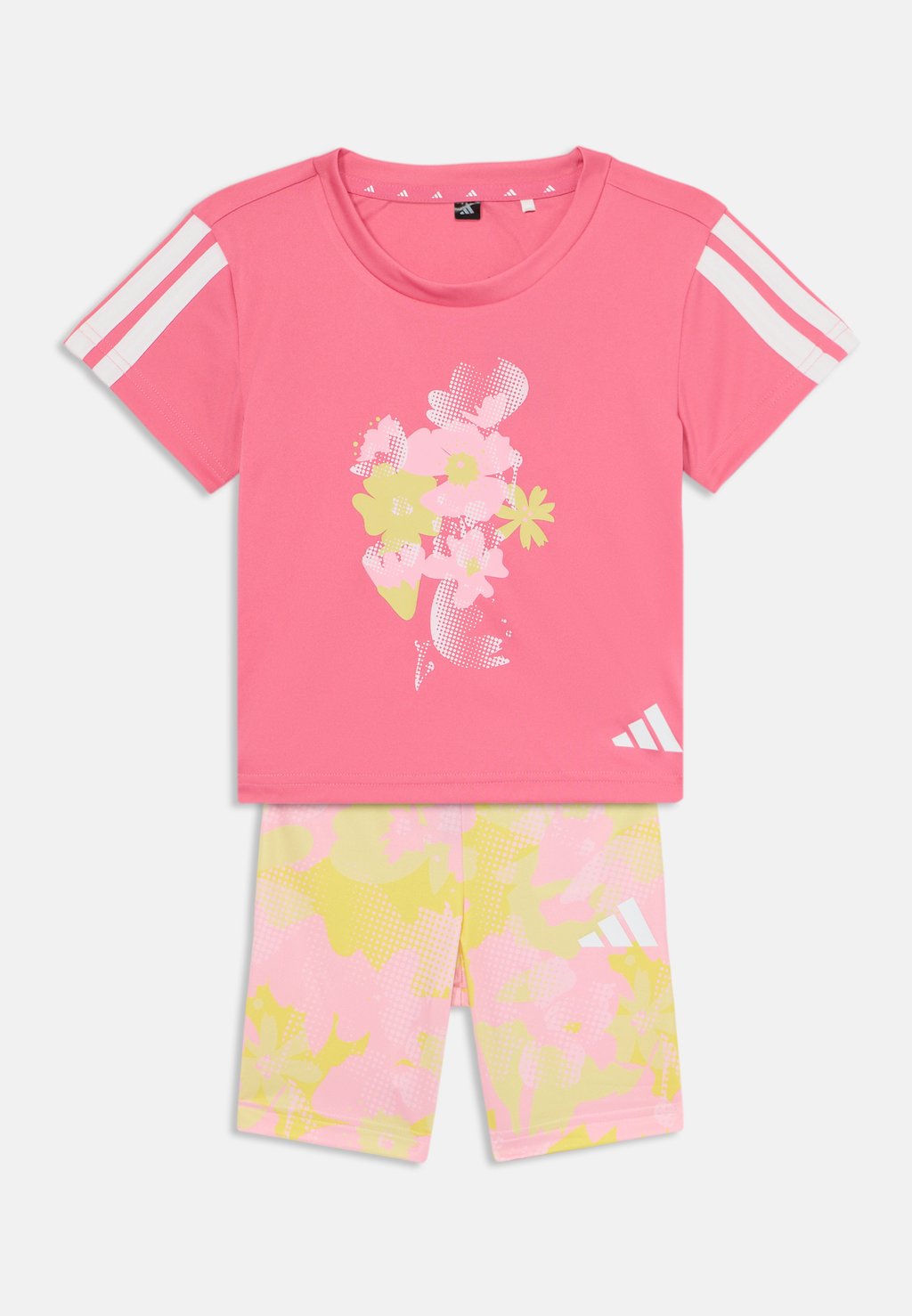 

Костюм TRAIN ESSENTIALS FLOWER PRINT UNISEX SET Adidas Performance, фуксия