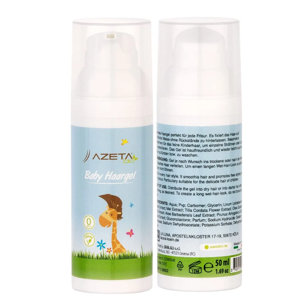 Органический гель для укладки волос для детей от AZETA Bio, 2 x 50 мл Azeta Bio — фото 2