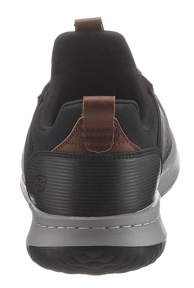 Кроссовки Skechers Slip-On "Delson-Camben", повседневная обувь без шнуровки с практичной резинкой, черный — фото 2