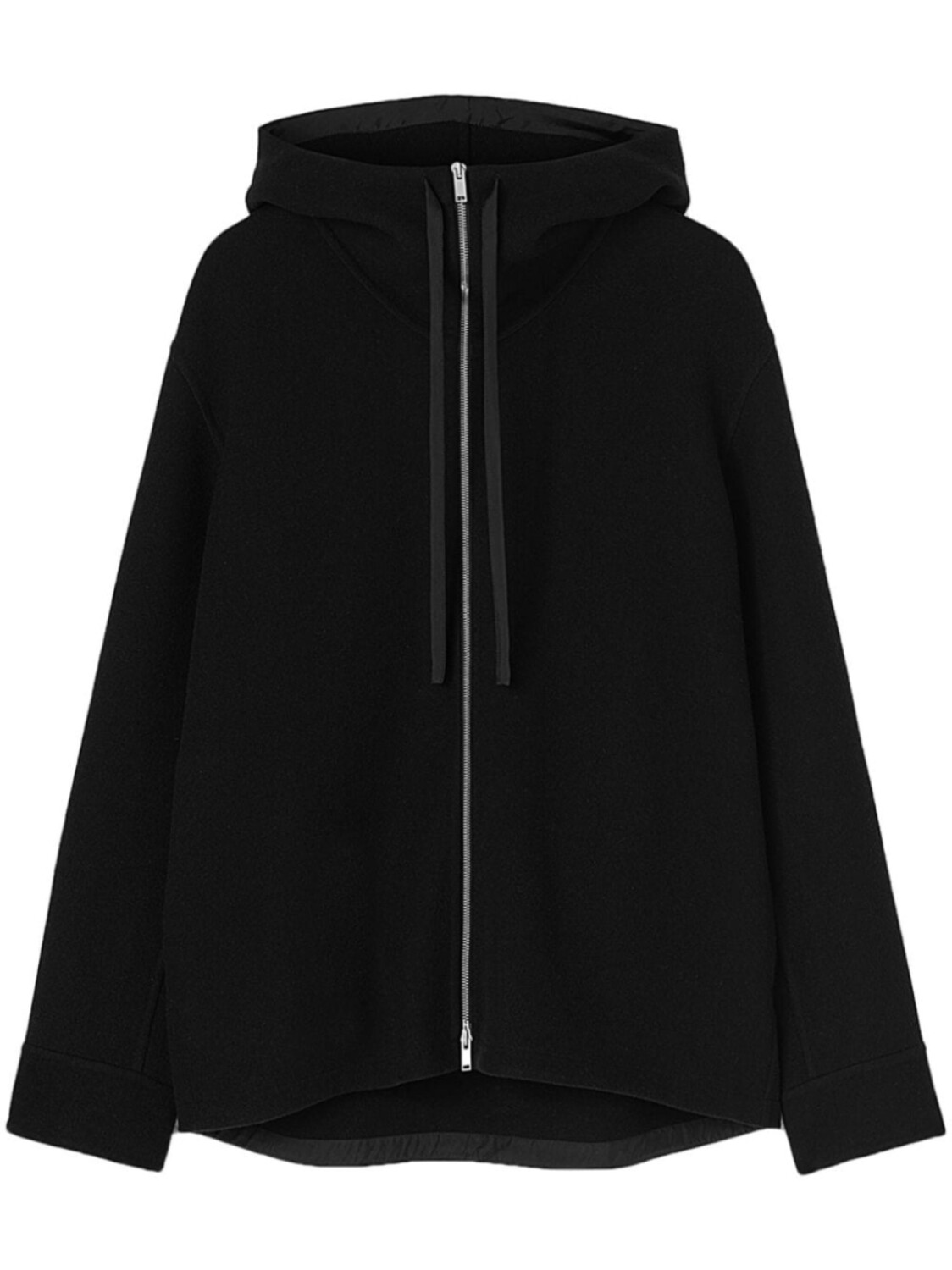 

Кашемировая куртка с капюшоном Jil Sander, черный