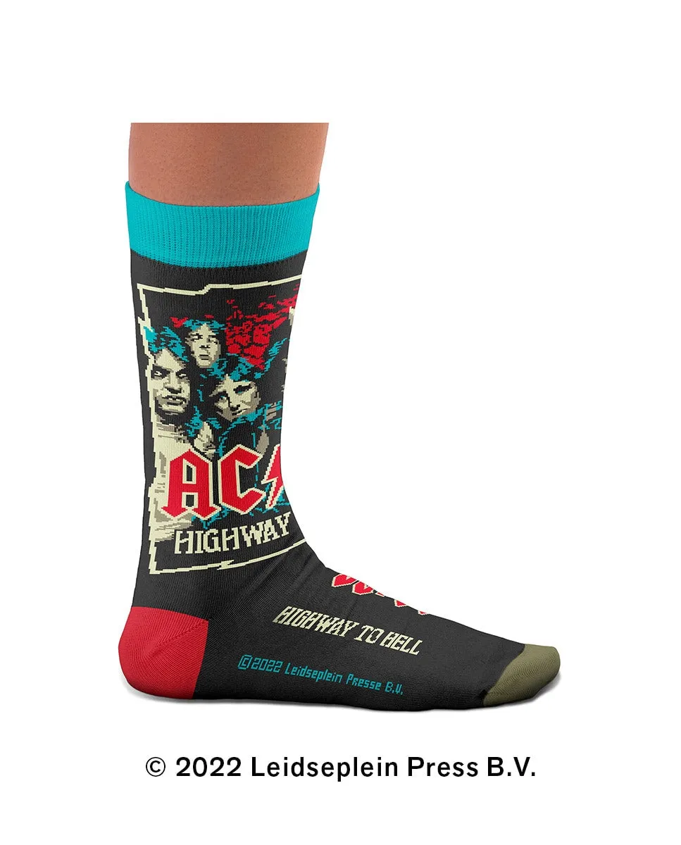 

Мужские серые хлопковые носки ACDC Highway SOCK AFFAIRS, светло-голубой