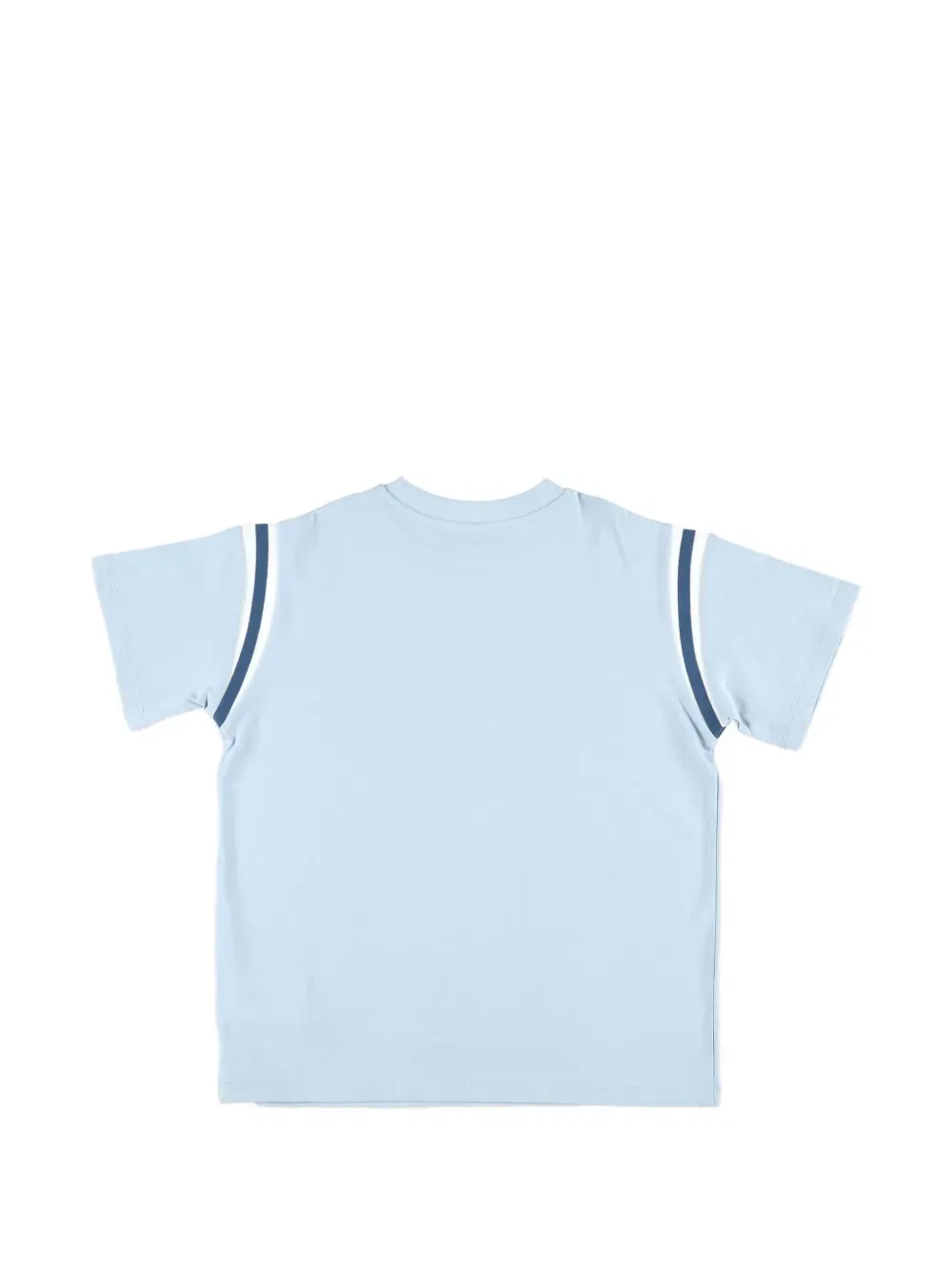 Полосатая футболка Stella Mccartney Kids, синий — фото 2