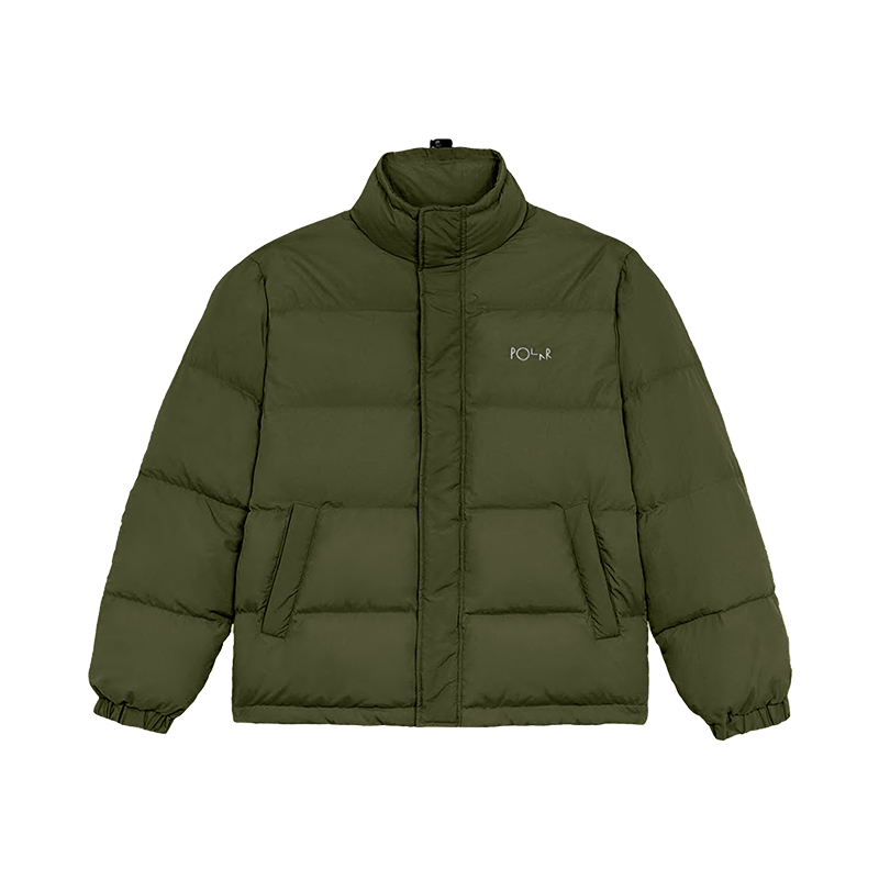 

POLAR SKATE CO Пуховик мужской базовый, Army Green